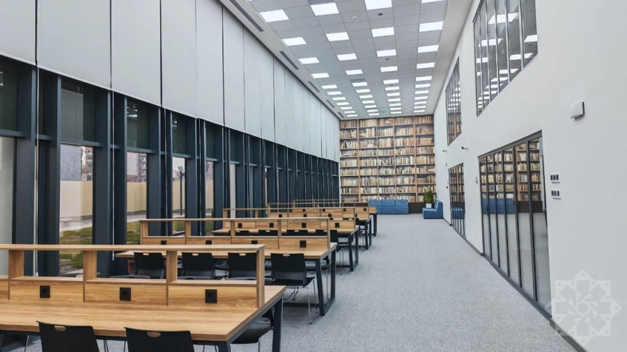 Xankəndi şəhərində yerləşən Qarabağ Universitetinin  Biznes və İqtisadiyyat Fakültəsi binasının tikintisi
